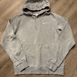 Nike Men's Light Gray Hoodie